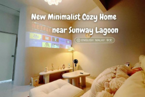 New Minimalist Cozy Home 8 Mins Sunway Pyramid 2BR1B Max 6 Pax